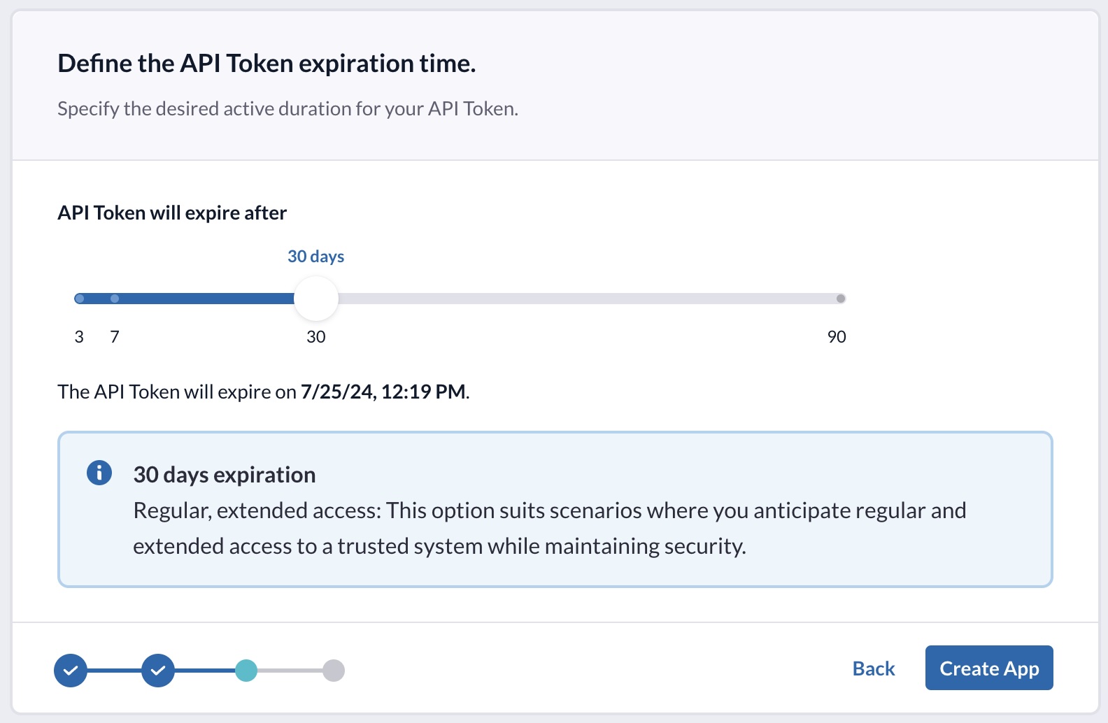 Create App - Step 3