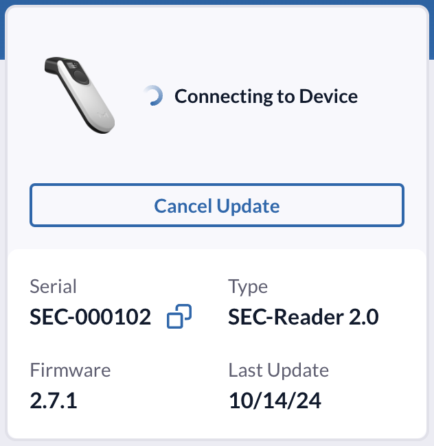 Connecting to Device